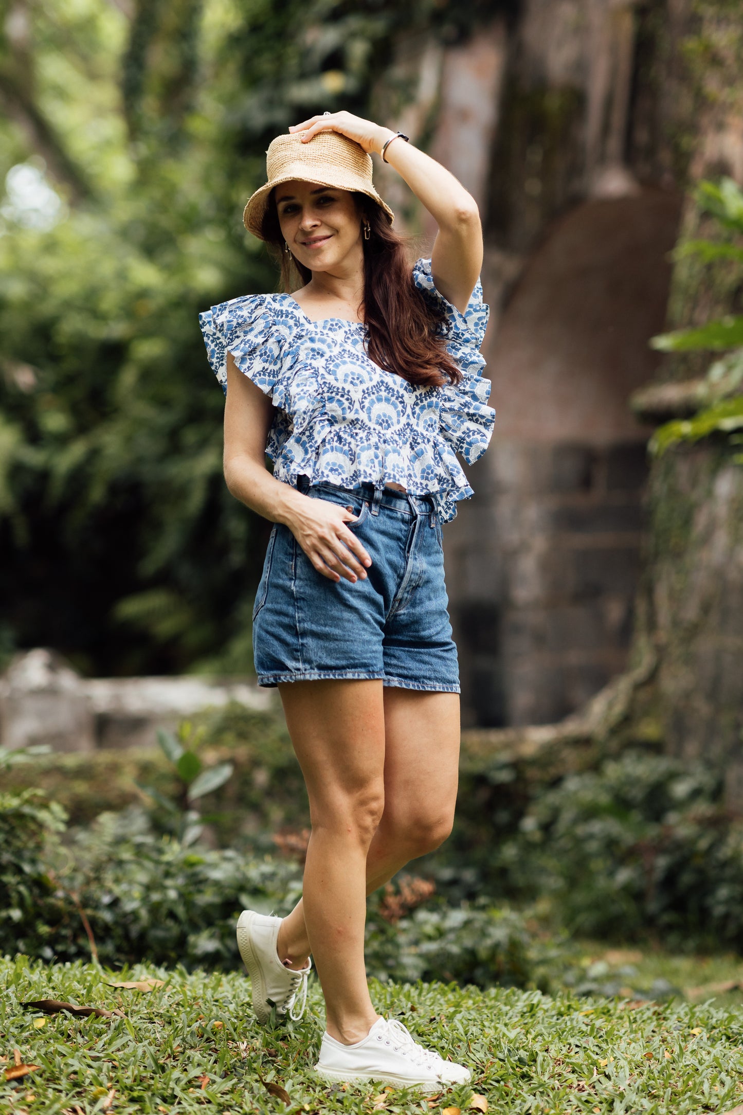 TRAIL TOP - ROYAL BLUE