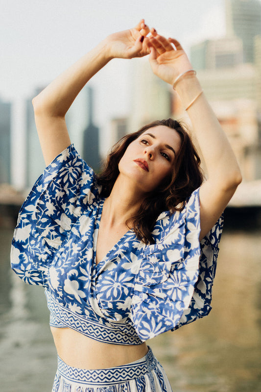 IMPERIAL WRAP TOP