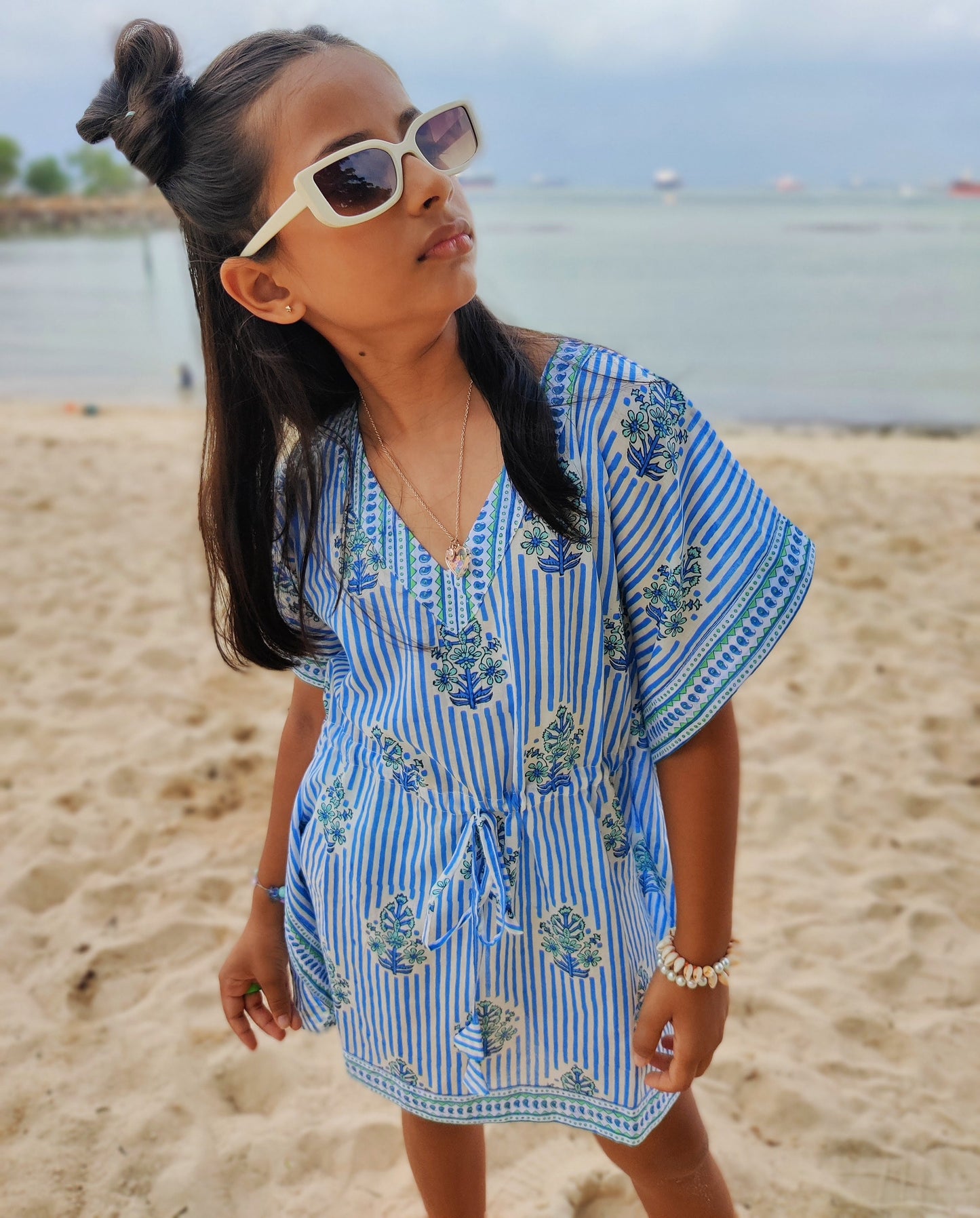 BLUE LAGOON KAFTAN