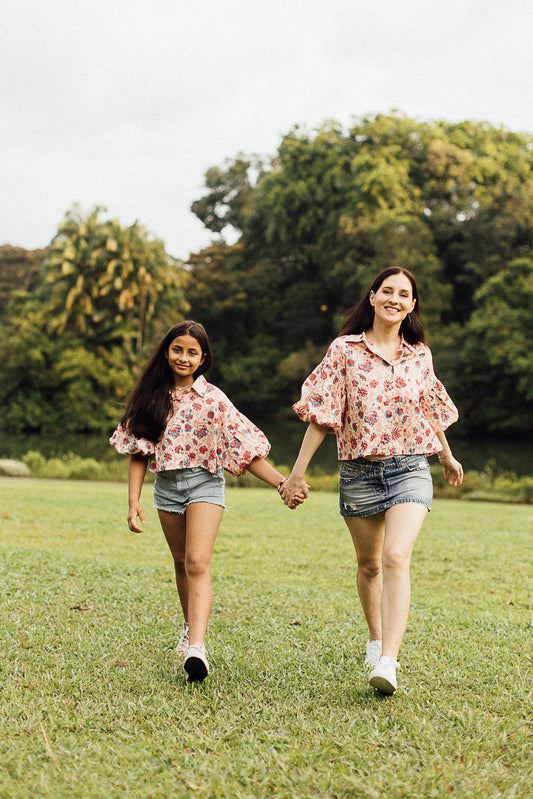 NECTOR SHIRT - TWINNING IN RED