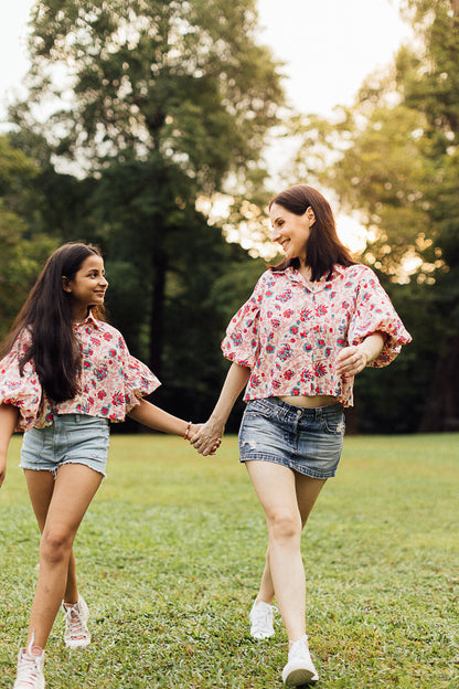 NECTOR SHIRT - TWINNING IN RED