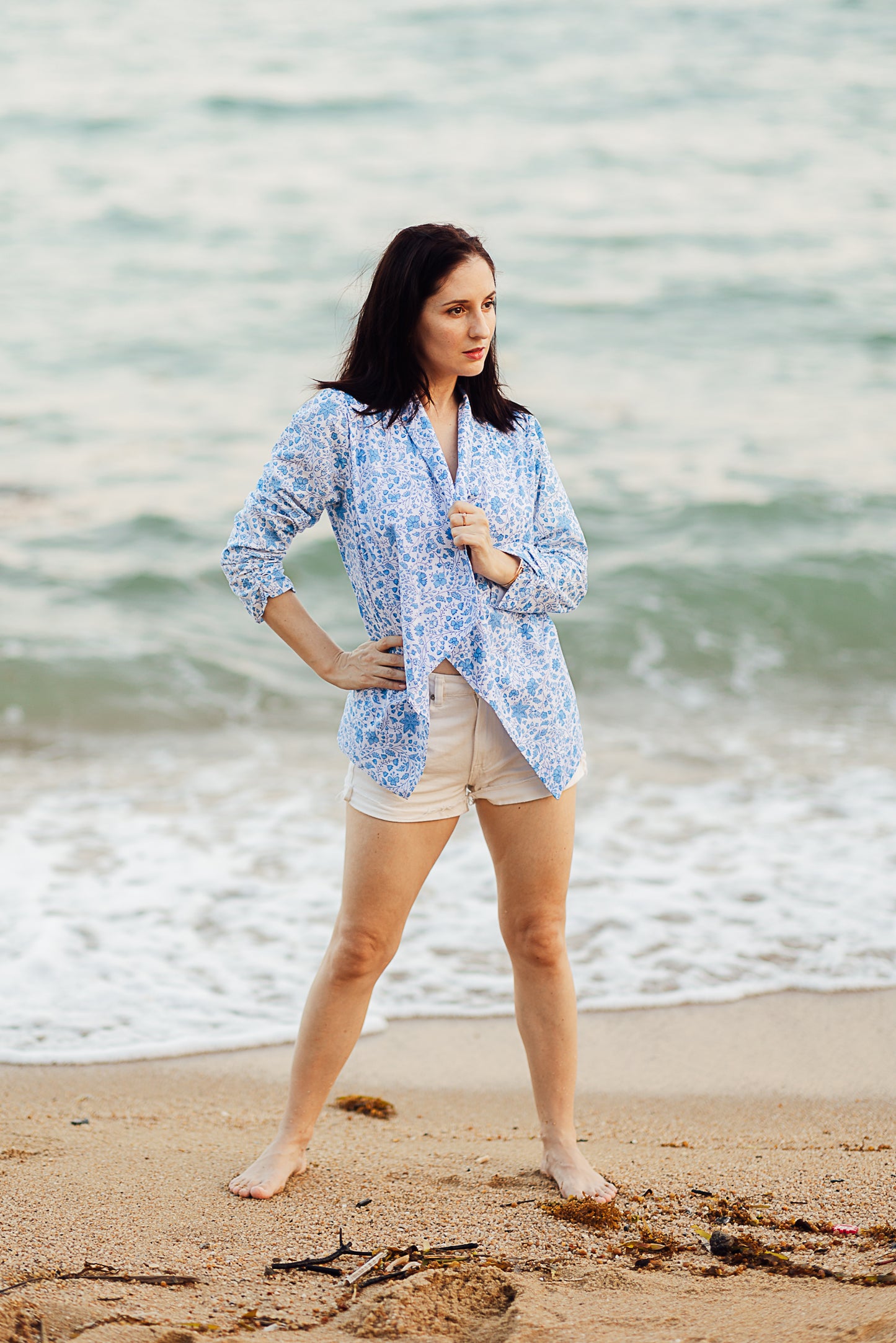 BLAZER IN BLUE & WHITE