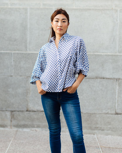 INDRA MUSE SHIRT (BLUE)