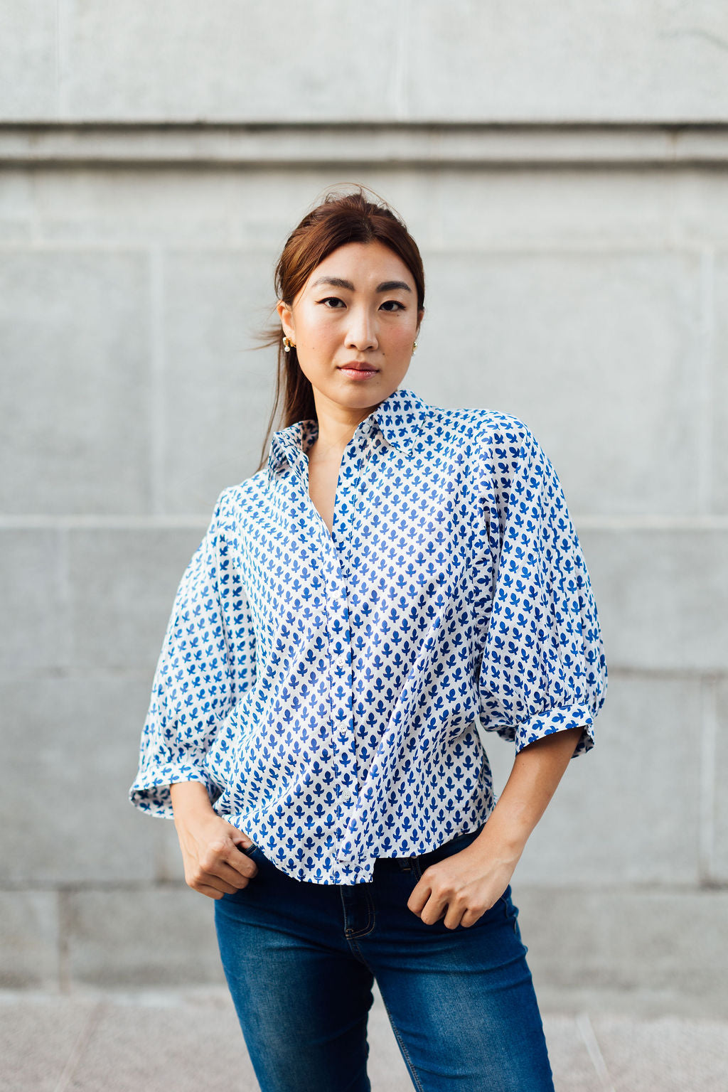 INDRA MUSE SHIRT (BLUE)