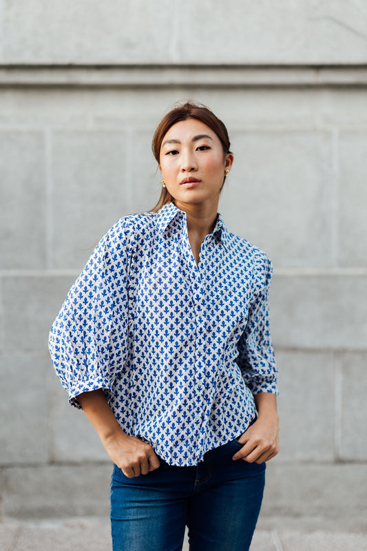 INDRA MUSE SHIRT (BLUE)