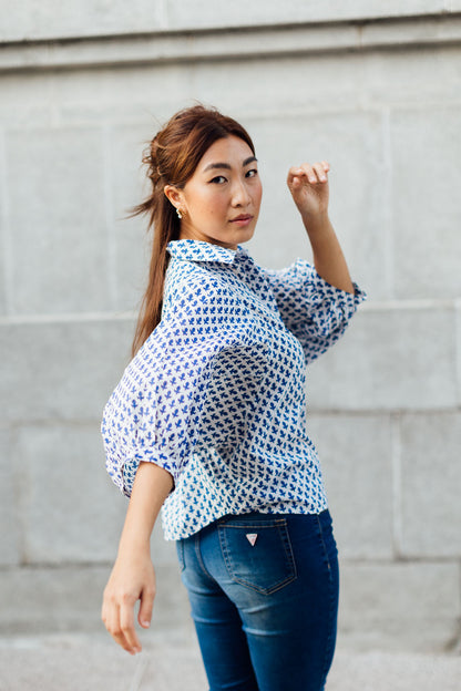 INDRA MUSE SHIRT (BLUE)