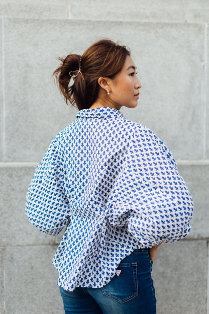 INDRA MUSE SHIRT (BLUE)