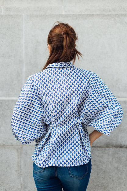 INDRA MUSE SHIRT (BLUE)