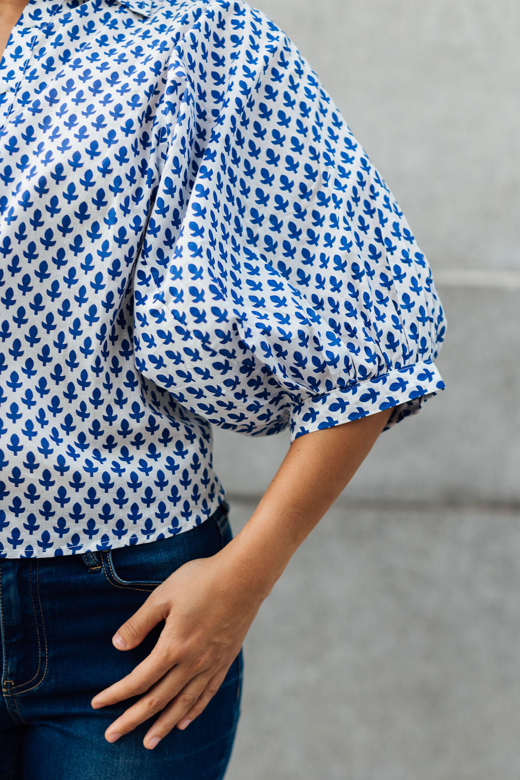 INDRA MUSE SHIRT (BLUE)