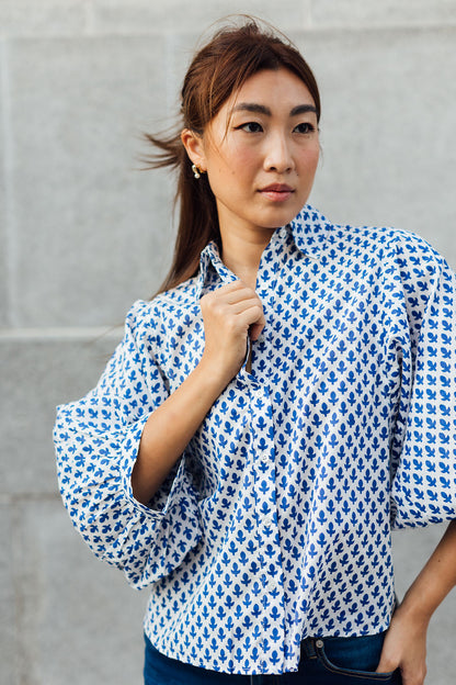 INDRA MUSE SHIRT (BLUE)