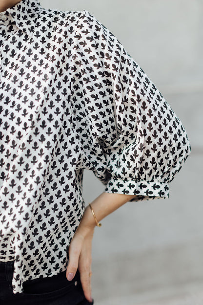 INDRA MUSE SHIRT (BLACK)