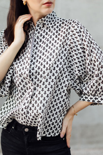 INDRA MUSE SHIRT (BLACK)