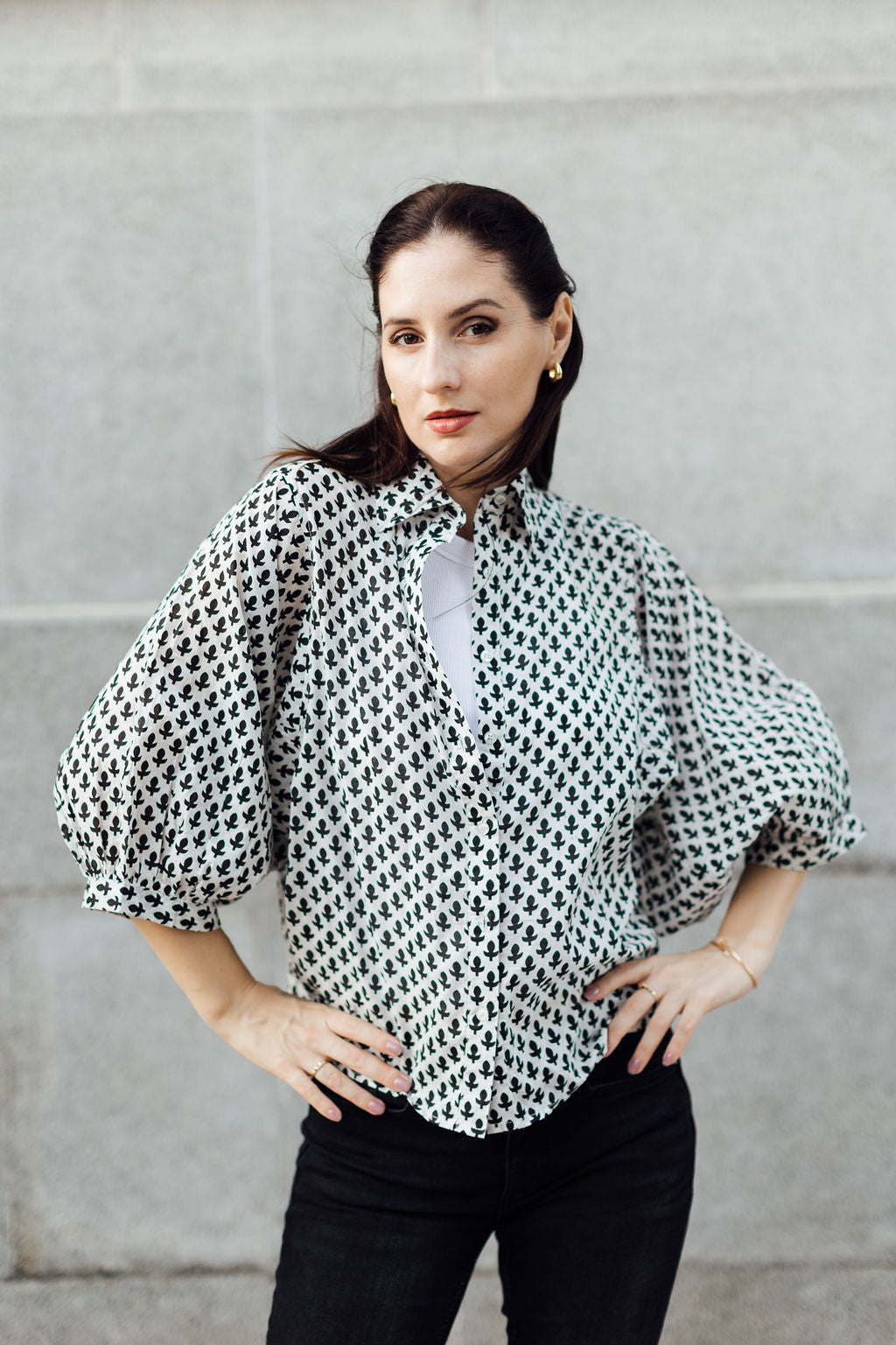 INDRA MUSE SHIRT (BLACK)