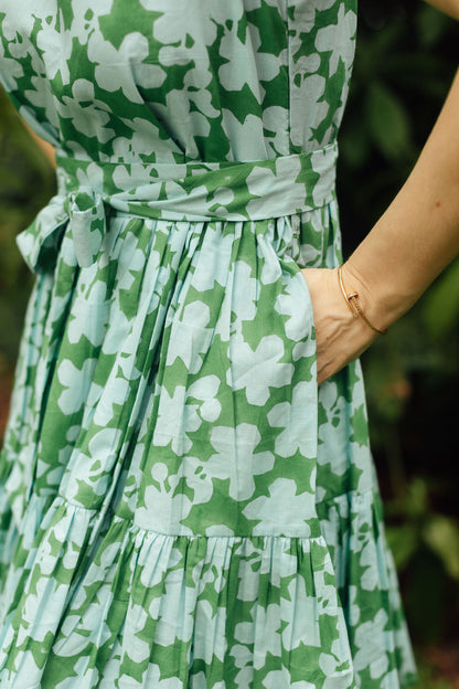 LARA DRESS in FOLIAGE